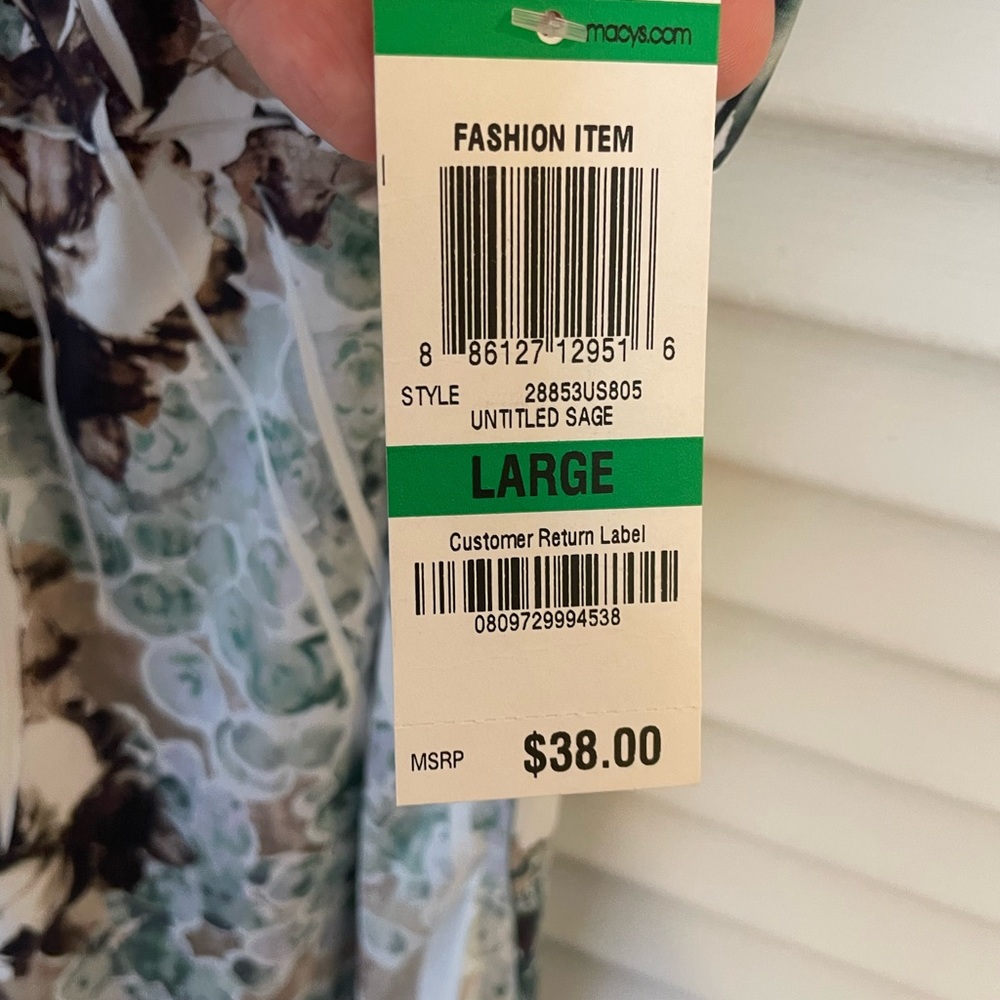 Whimsical, Y2K Floral Blouse - new with tags! - Picture 7 of 7